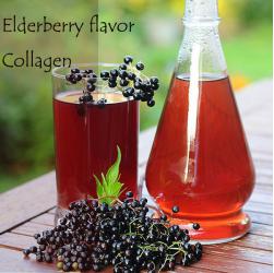 Elderberry Flavor Fish Collagen Solid Drink