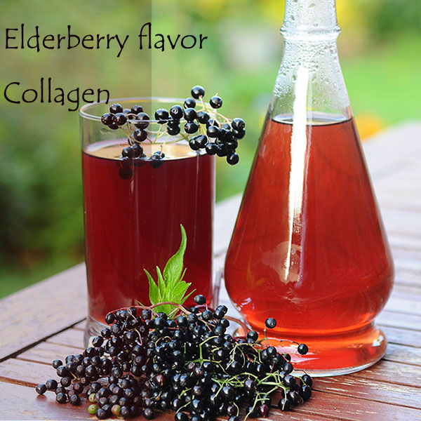 Elderberry Flavor Fish Collagen Solid Drink