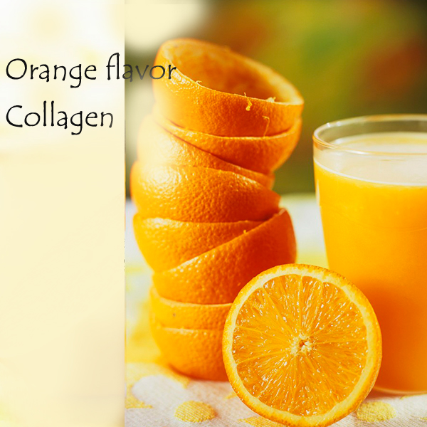 Orange Flavor Fish Collagen Solid Drink