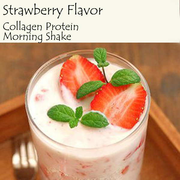 Fish Collagen Protein Morning Shake (Strawberry Flavor)