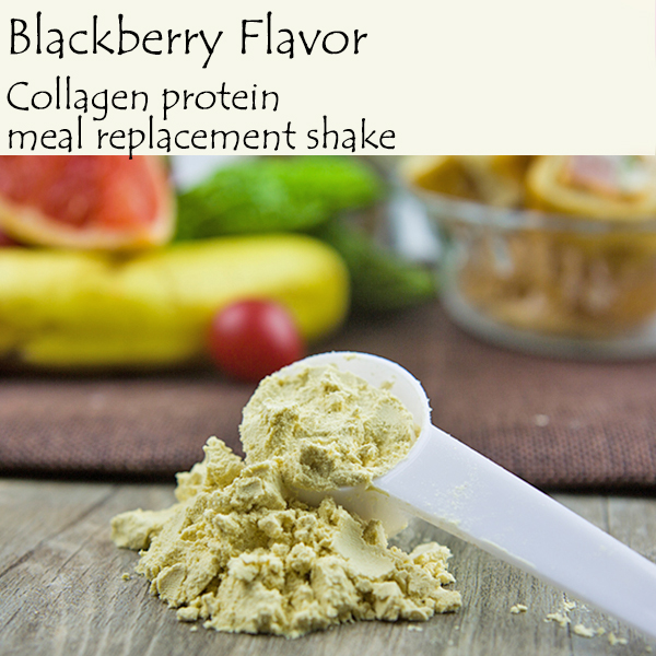 Fish Collagen Protein Meal Replacement Shake (Blackberry Flavor)