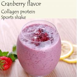 Fish Collagen Protein Sports Shake (Cranberry)