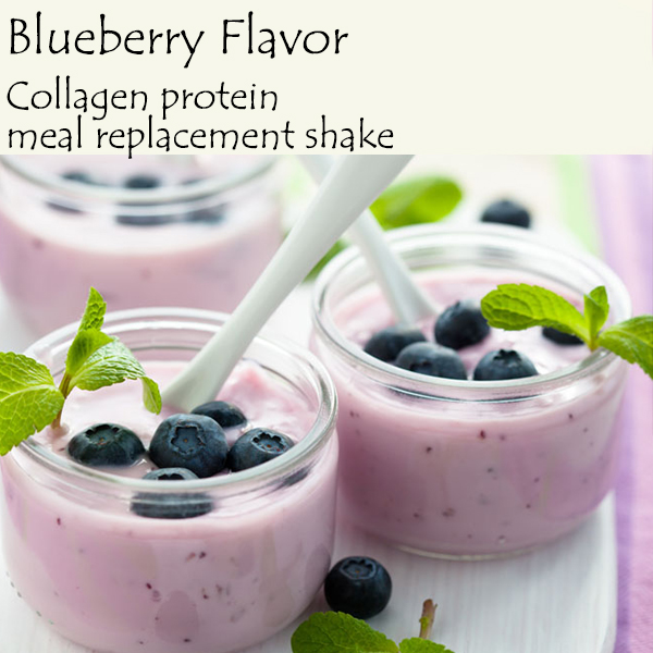 Fish Collagen Protein Meal Replacement Shake (Blueberry Flavor)
