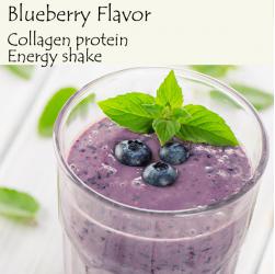 Bovine Collagen Protein Energy Shake (Blueberry Flavor)