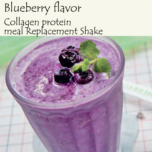 Bovine Collagen Protein Meal Replacement Shake （Blueberry Flavor）